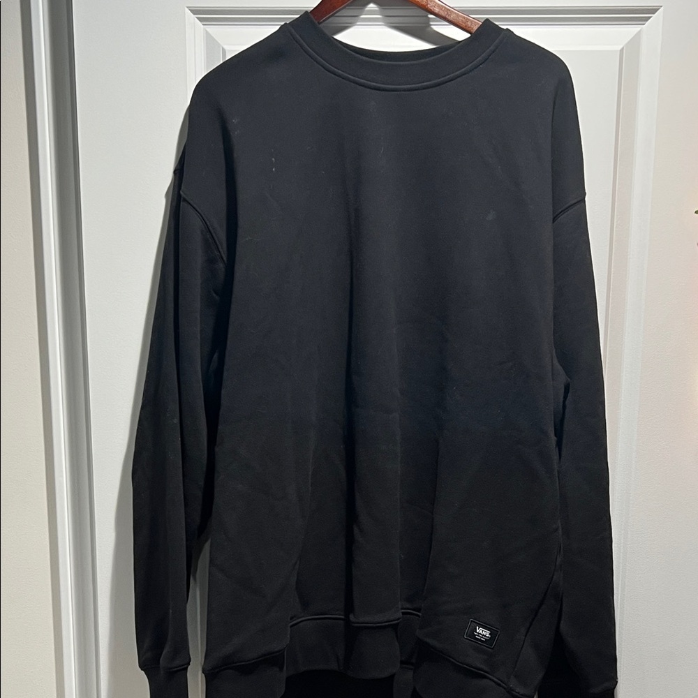 Vans Men's Black Crewneck Sweater